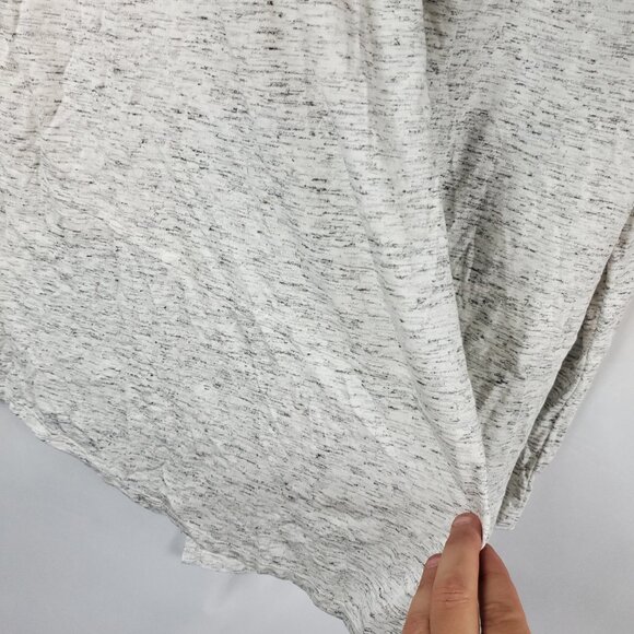 Gap Womens Heathered Grey Open Front Long Slv Collared Cardigan XL - Picture 8 of 11